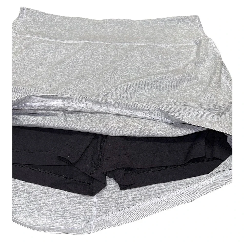 Duluth Trading Co NoGA Classic Stretch Skort Skirt Gray Pockets Women's‎ L $49 - Picture 4 of 10